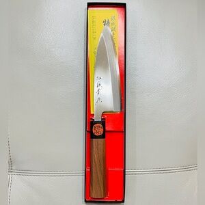 Shigeki Tanaka Silver Steel No.3 Deba Japanese Chef Knife 150mm